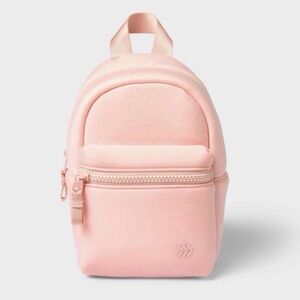 NEW All In Motion 8.5" Neoprene Mini Backpack Blush - Water-Resistant - NWT